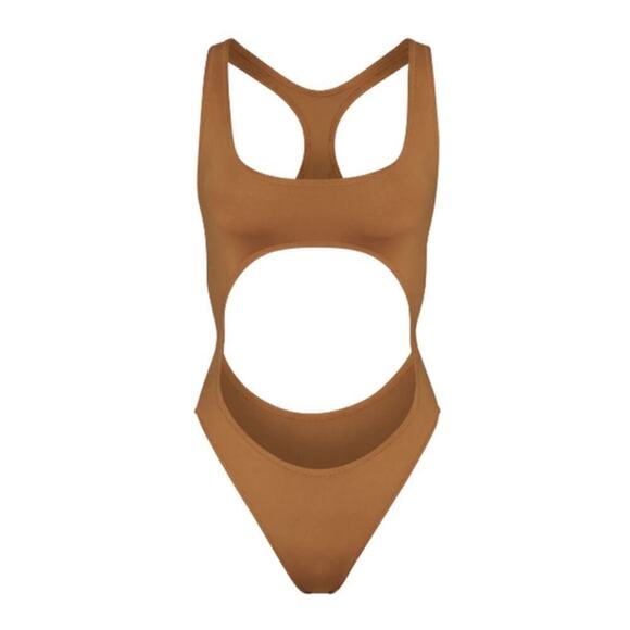 SKIMS Signature Swim Cut Out Monokin One Piece Swimsuit Women's XL - Picture 6 of 7